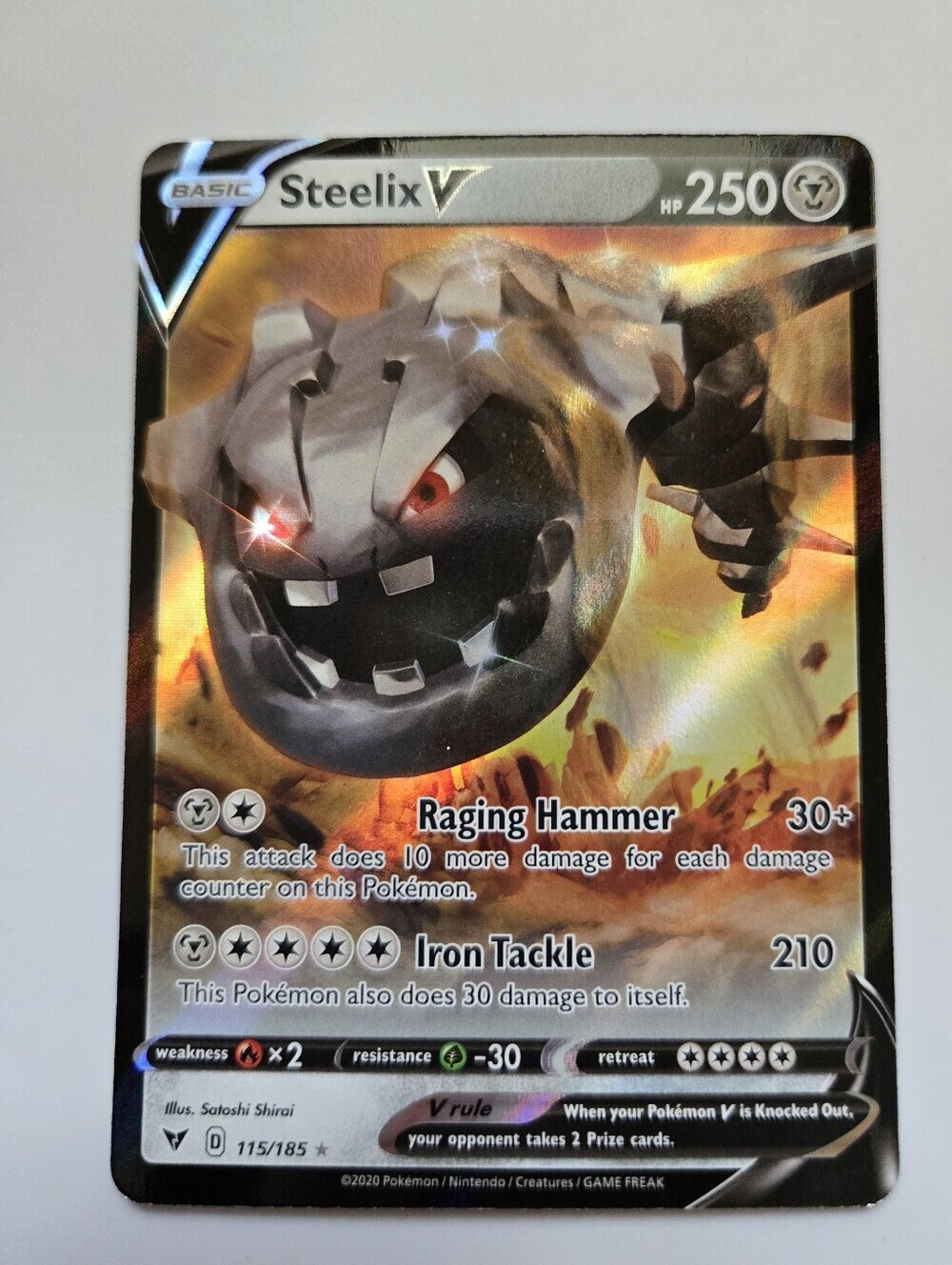 Steelix V #115 | Pokemon Vivid Voltage